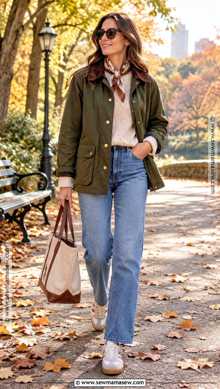 Fall Street Style Barn Jacket Outfit - 15 street style fall ideas 2026