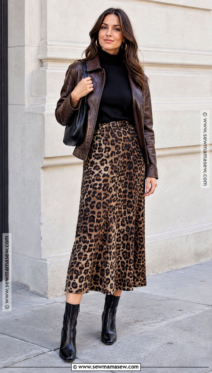 Fall Street Style Leopard Skirt Outfit - 15 street style fall ideas 2026