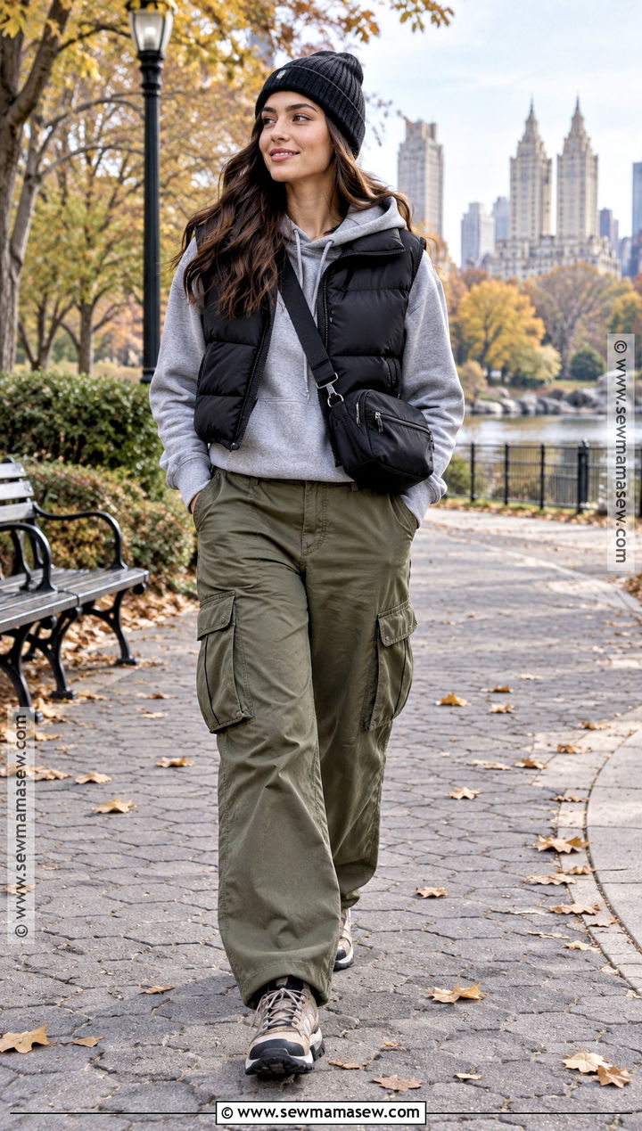 Fall Swag Outfit With Puffer Vest - 20 Cute Swag Outfits Fall