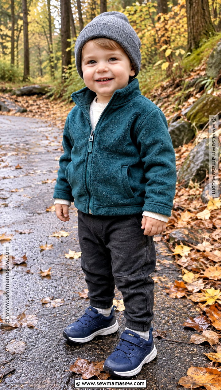 Fall Toddler Boy Fleece Jacket And Track Pants Outfit - 20 fall toddler outfits for boys