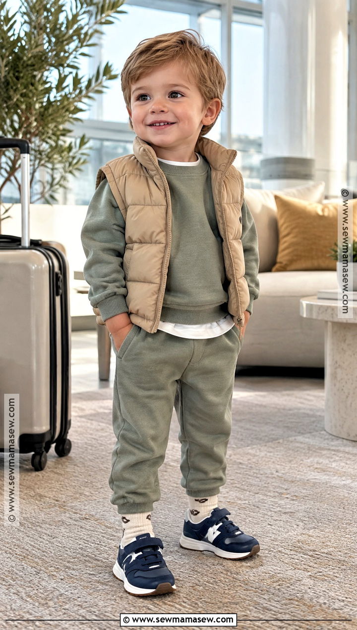Fall Toddler Boy Knit Set And Sneakers Outfit - 20 fall toddler outfits for boys