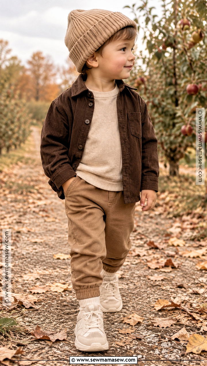 Fall Toddler Boy Monochrome Brown Outfit - 20 fall toddler outfits for boys