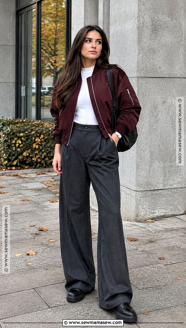 Fall Tomboy Bomber Jacket Outfit - 20 Fall Tomboy Outfits