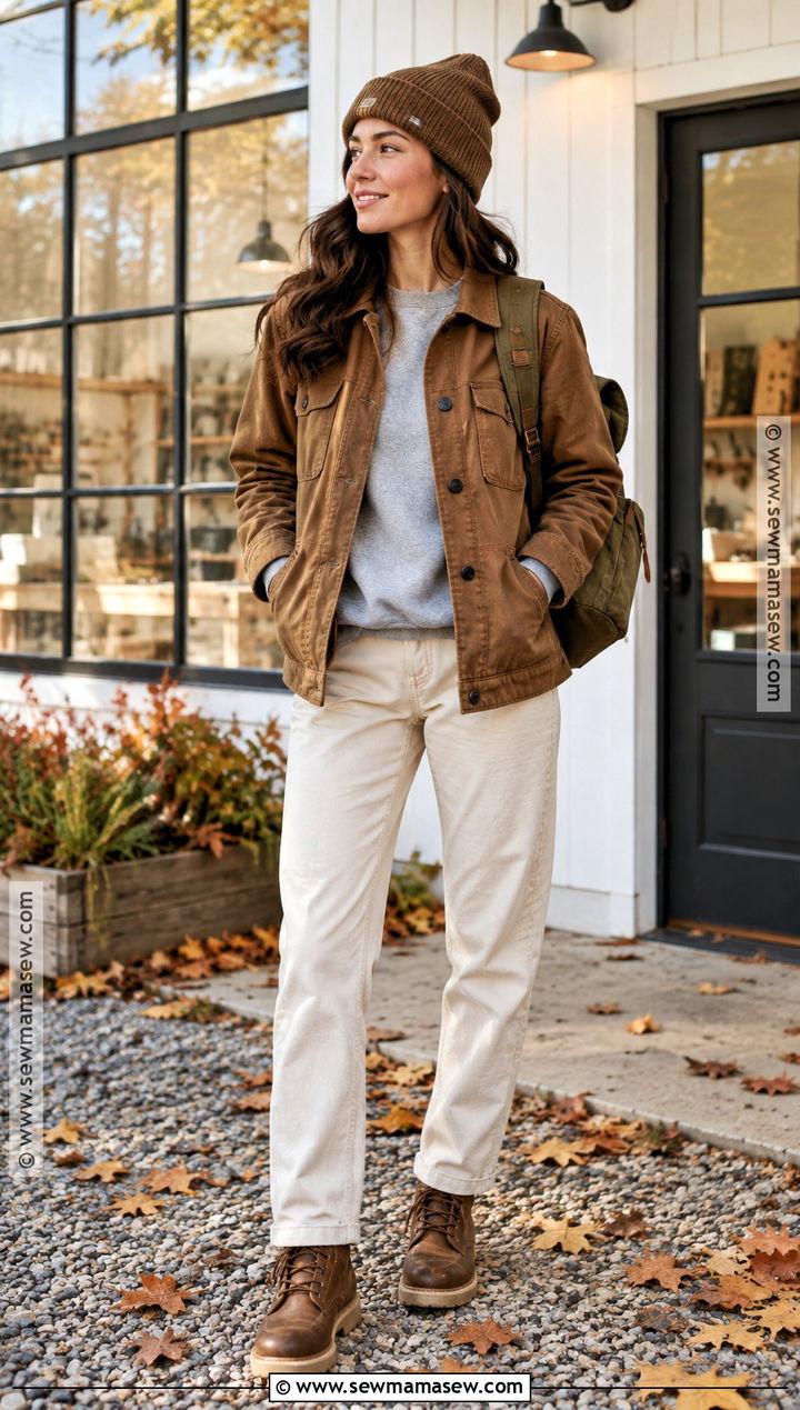 Fall Tomboy Chore Coat Outfit - 20 Fall Tomboy Outfits