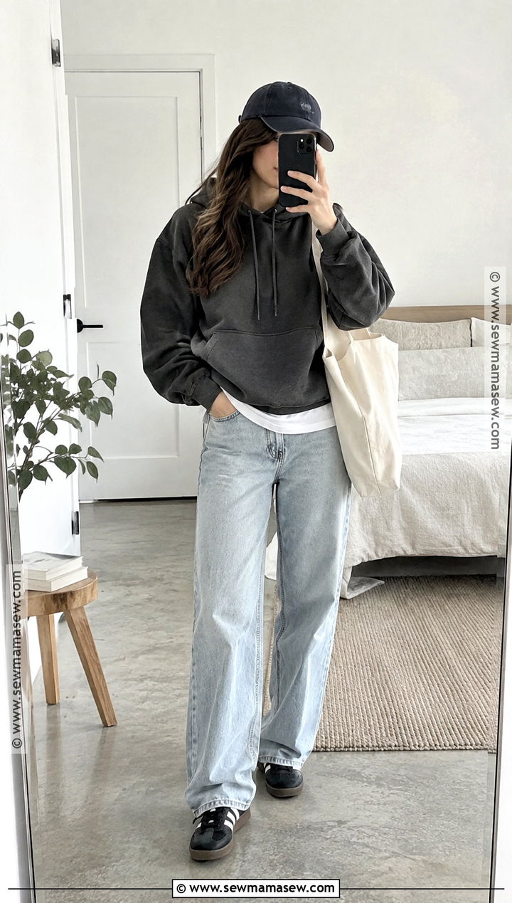 Fall Tomboy Hoodie And Jeans Outfit - 20 Fall Tomboy Outfits