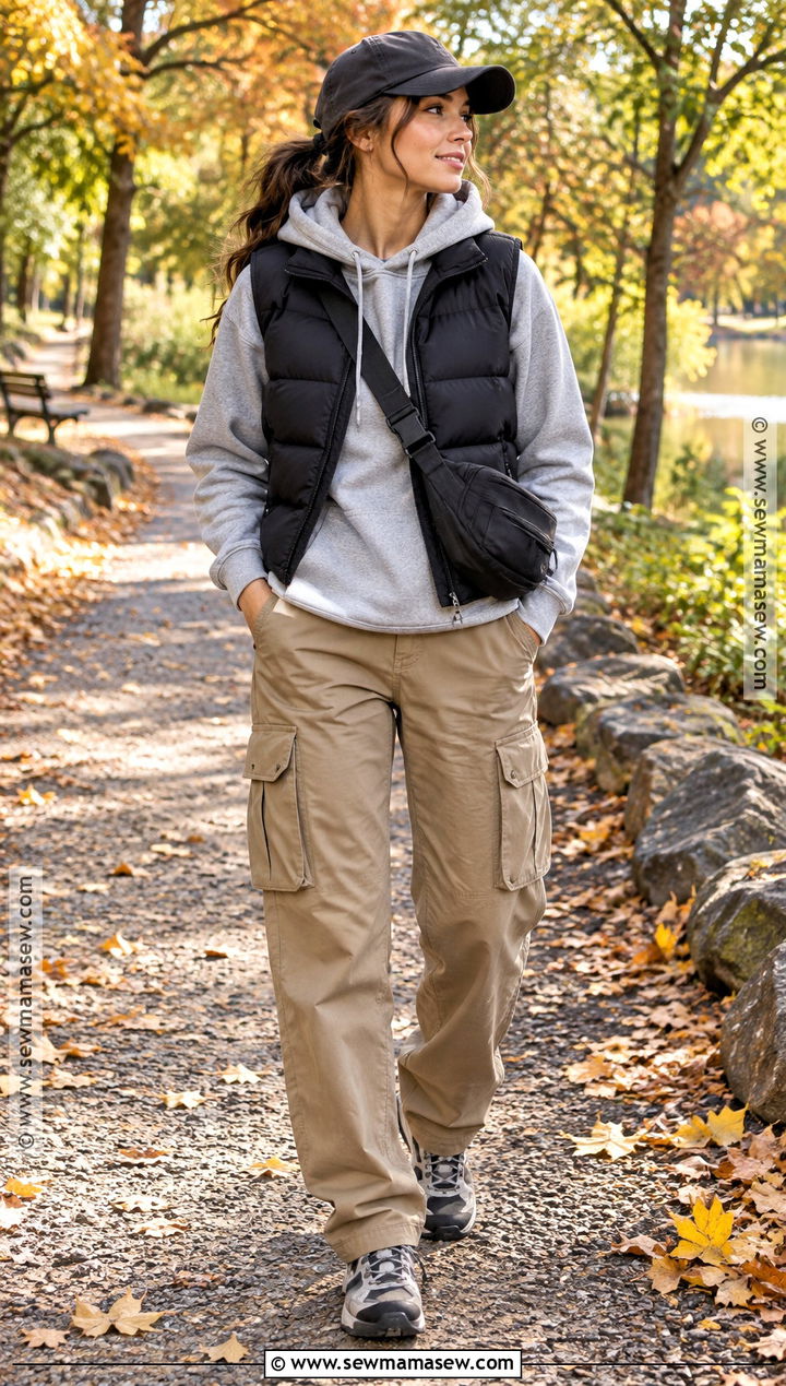 Fall Tomboy Puffer Vest Outfit - 20 Fall Tomboy Outfits