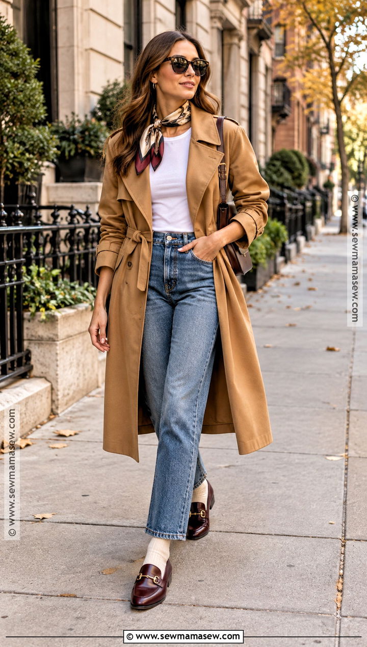 Fall Trench Coat Outfit - 20 fall style inspiration ideas