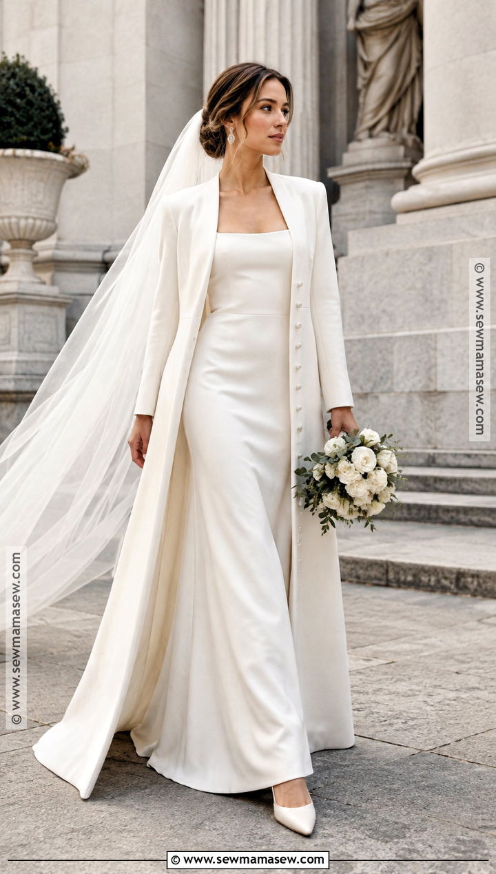 Fall Wedding Dress With Bridal Coat - 15 Fall Wedding Dress Styles
