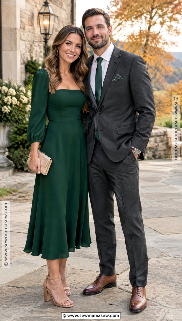 Fall Wedding Guest Couple Outfit - 20 fall matching outfits for couples