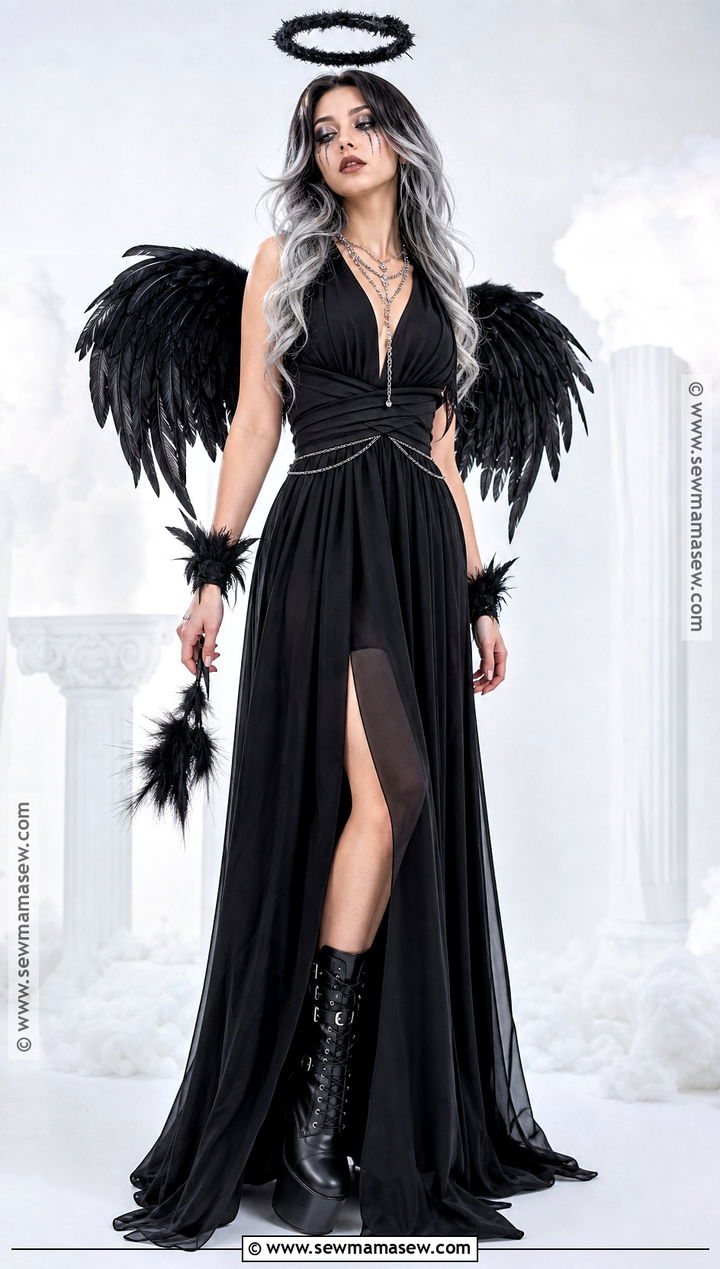 Fallen Angel Gothic Costume - 35 Gothic Halloween Costumes