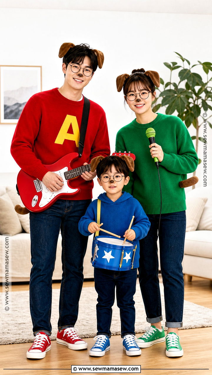 Family Alvin Simon And Theodore Costume - 30 alvin simon and theodore costumes