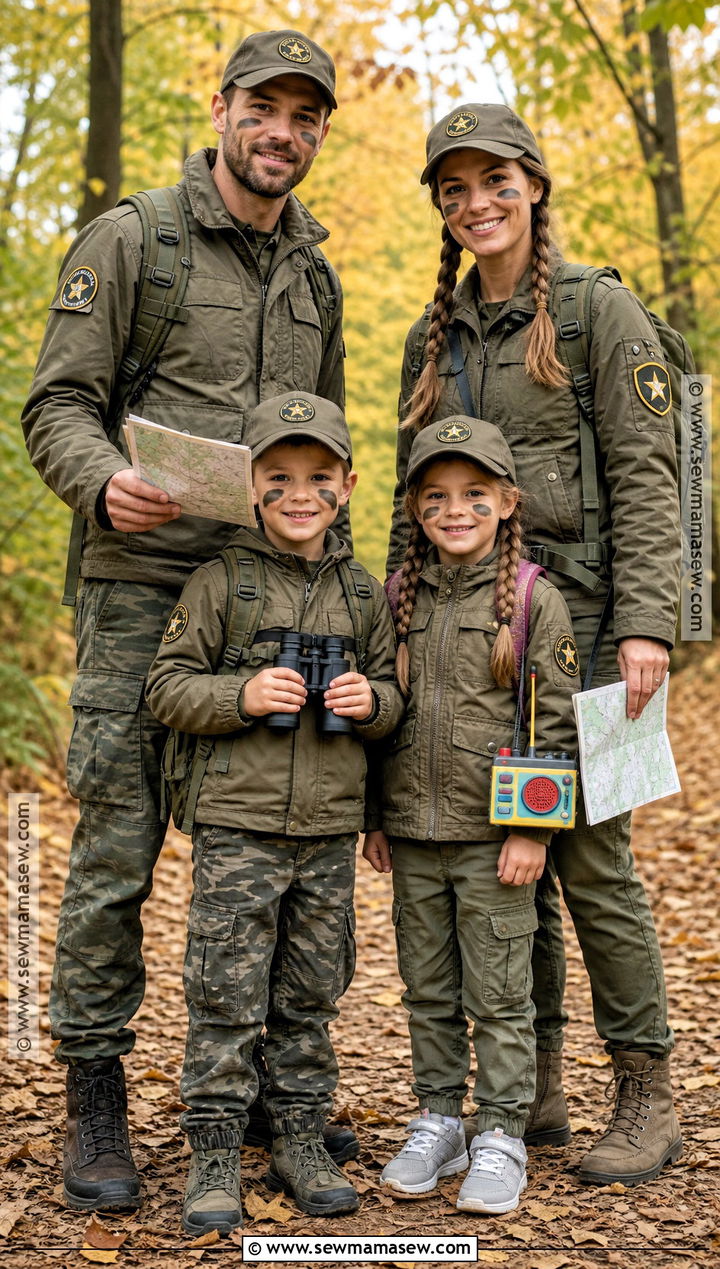 Family Army Costume - 40 army costume ideas