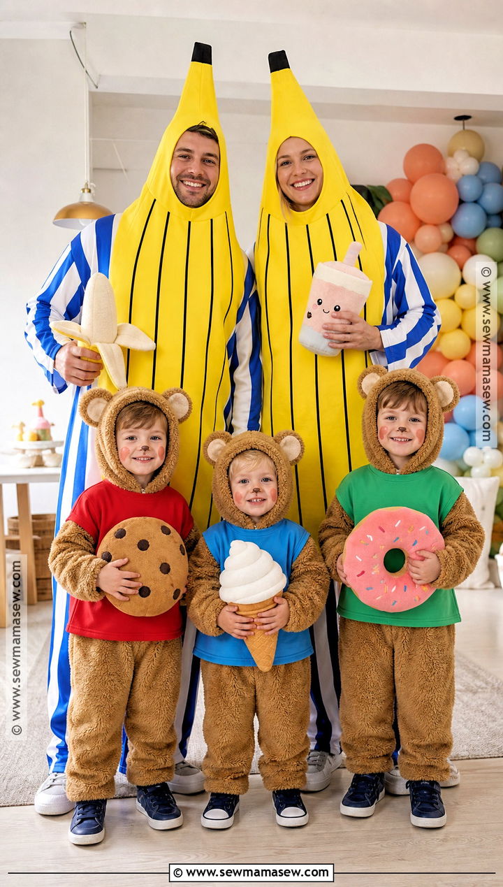 Family Bananas In Pajamas Costume - 30 bananas in pajamas costume