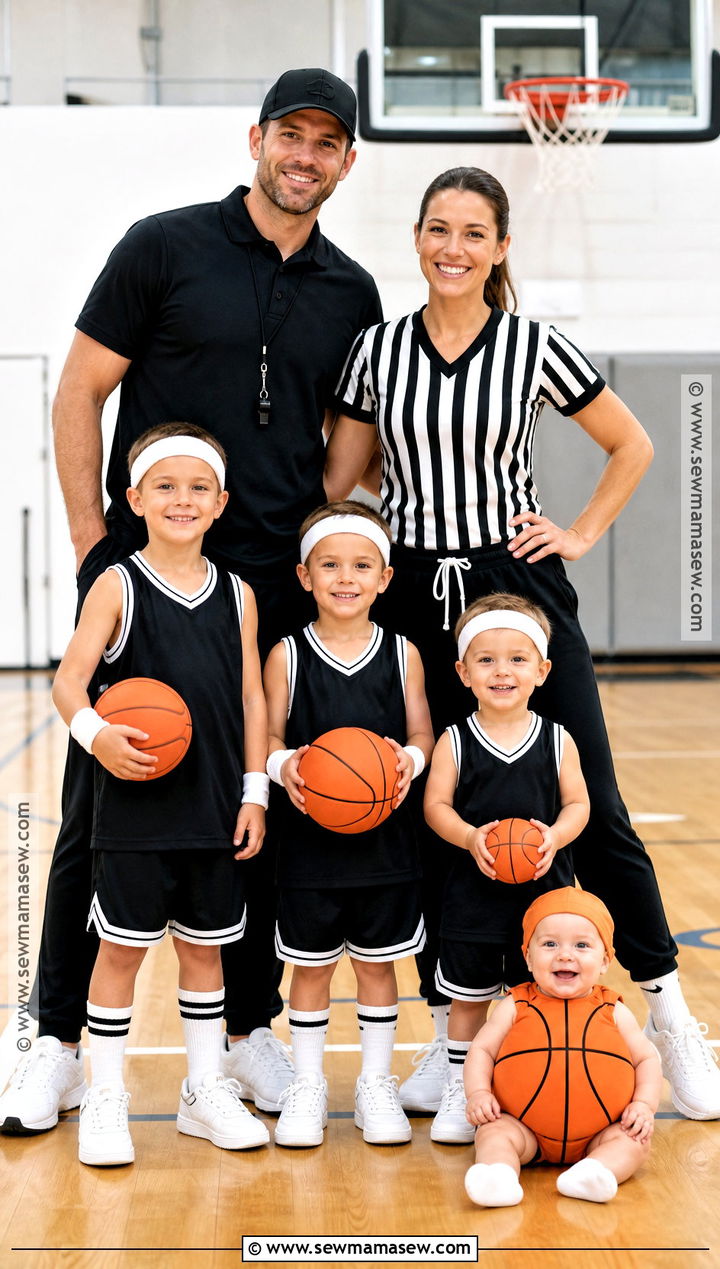 Family Basketball Team Costume - 30 basketball costume ideas