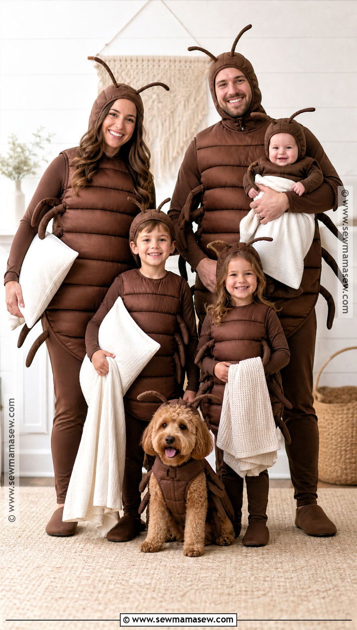 Family Bed Bug Costume - 30 Bed Bug Halloween Costume Ideas