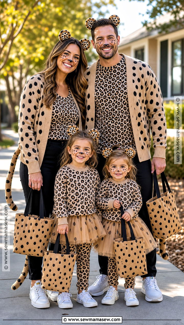 Family Cheetah Halloween Outfit - 30 cheetah outfit halloween ideas