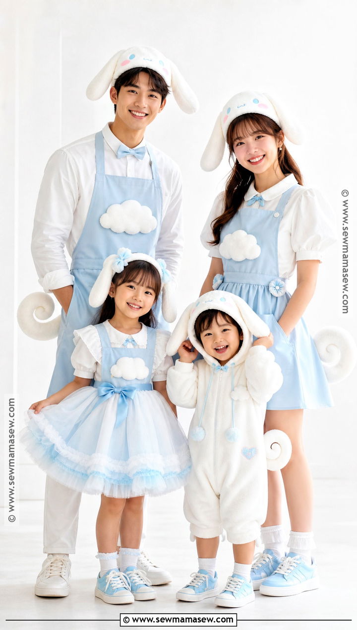 Family Cinnamoroll Costume Group - 30 cinnamoroll costume ideas