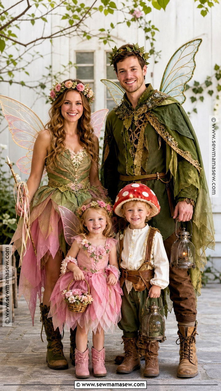 Family Fairy Costume - 50 fairy costume ideas