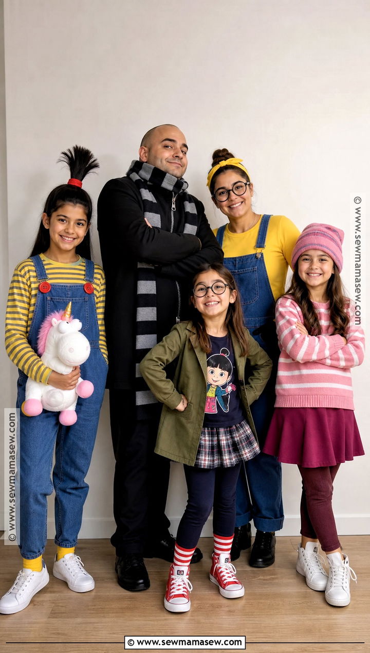Family Group Agnes Costume With Gru And Sisters - 30 agnes costume ideas