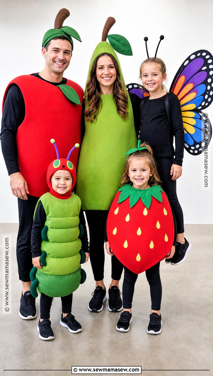 Family Hungry Caterpillar And Food Costume - 40 hungry caterpillar costume ideas