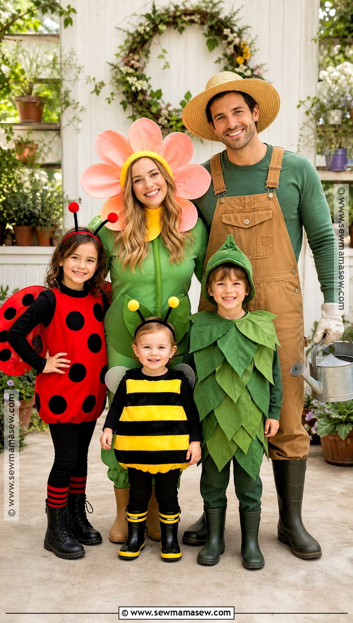 Family Ladybird Garden Costume - 30 ladybird costume ideas