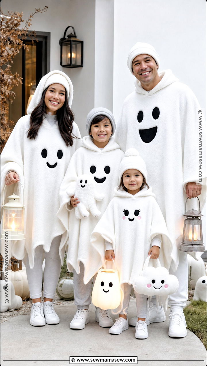 Family Matching Ghost Costume - 30 ghost clothes