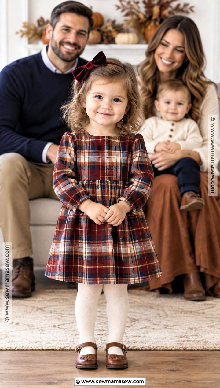 Family Matching Plaid Toddler Thanksgiving Outfit - 25 toddler thanksgiving outfit ideas for girls