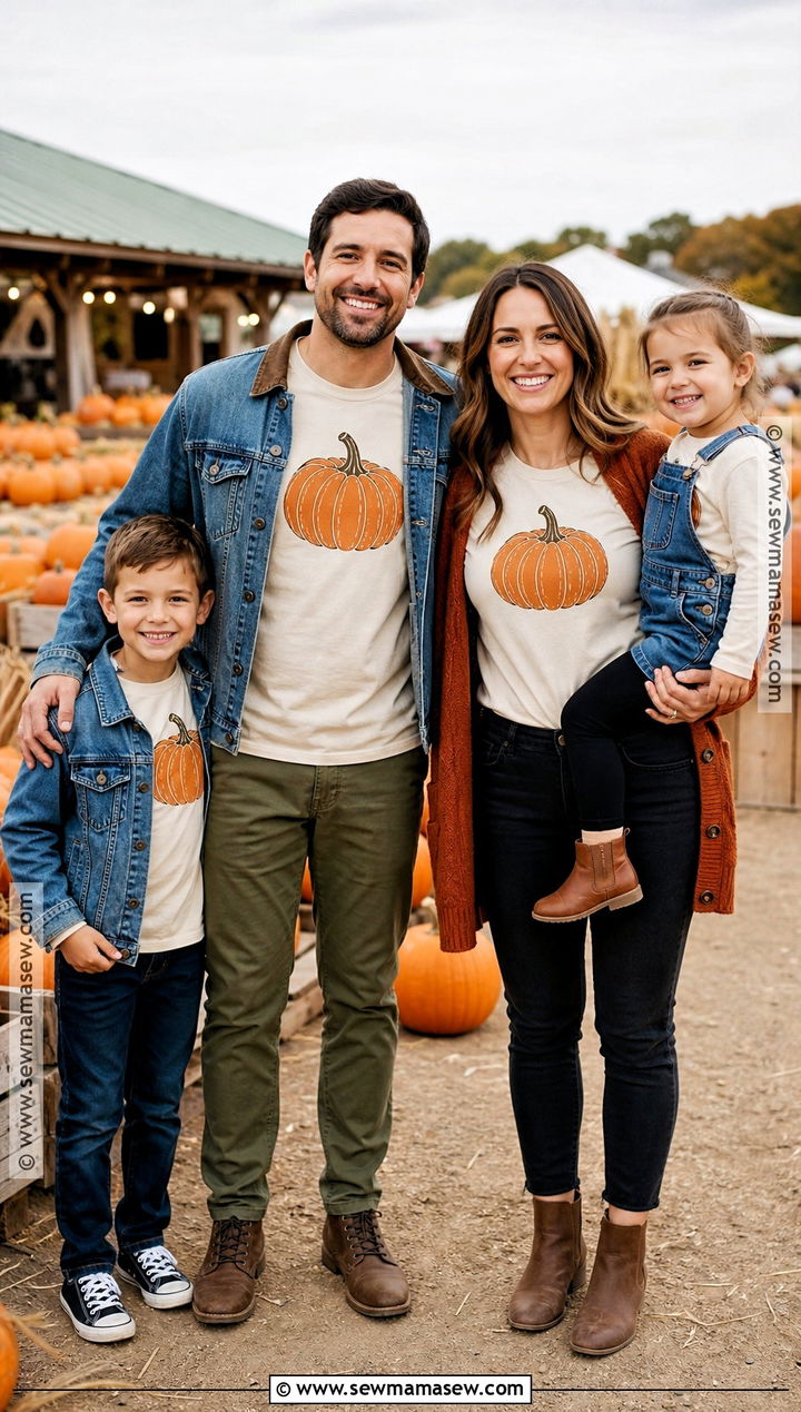 Family Matching Pumpkin Halloween Shirts - 40 halloween shirts