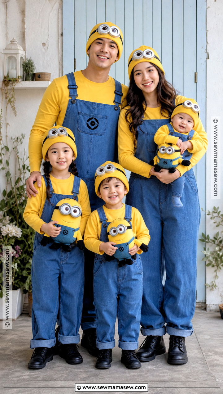 Family Minion Costume - 30 Easy Minion Costume Ideas