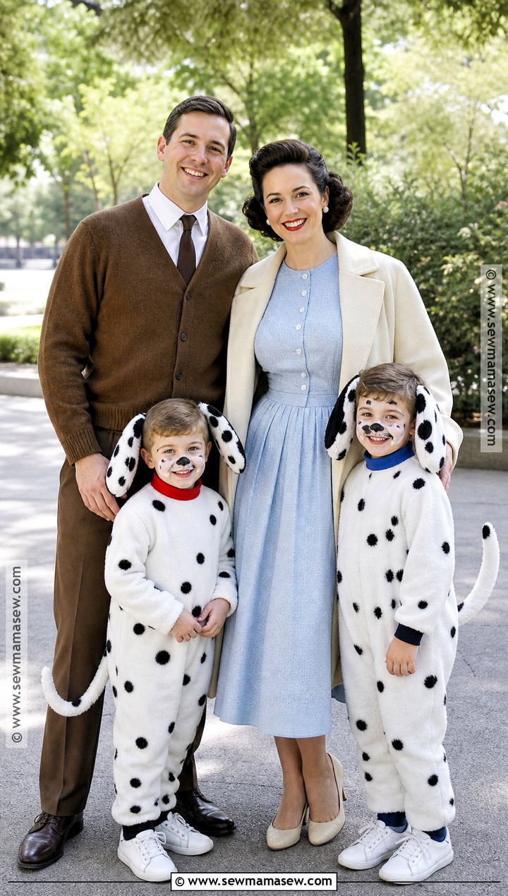 Family Of Four 101 Dalmatians Costume - 40 101 dalmations costume ideas
