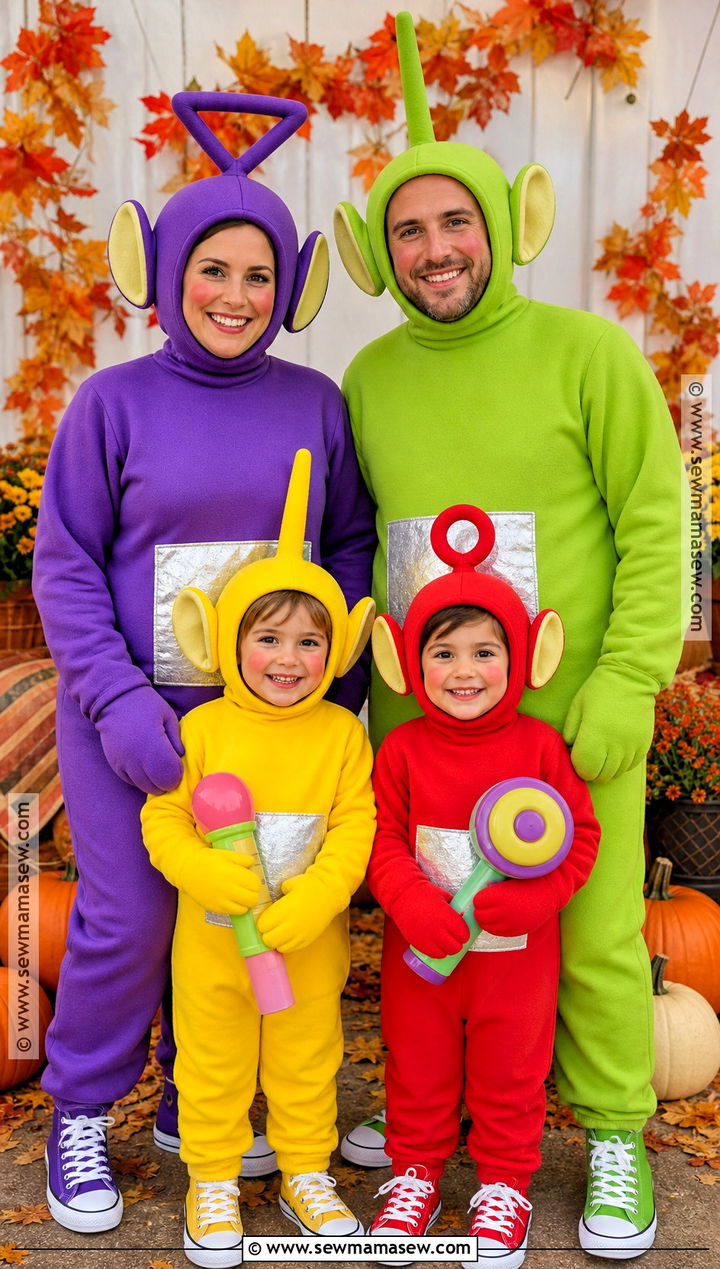 Family Of Four Teletubbies Costume - 40 teletubbies costume ideas