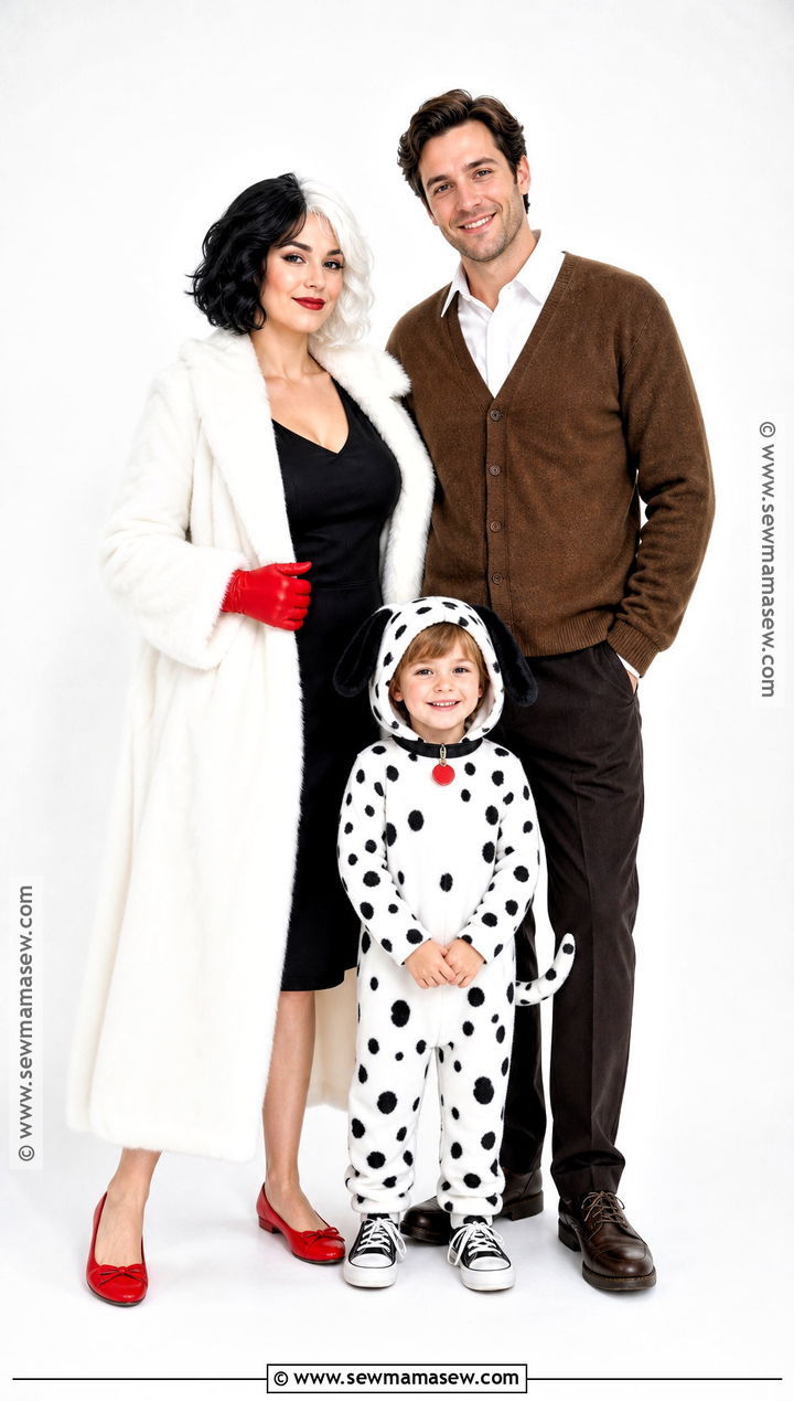 Family Of Three 101 Dalmatians Costume - 40 101 dalmations costume ideas