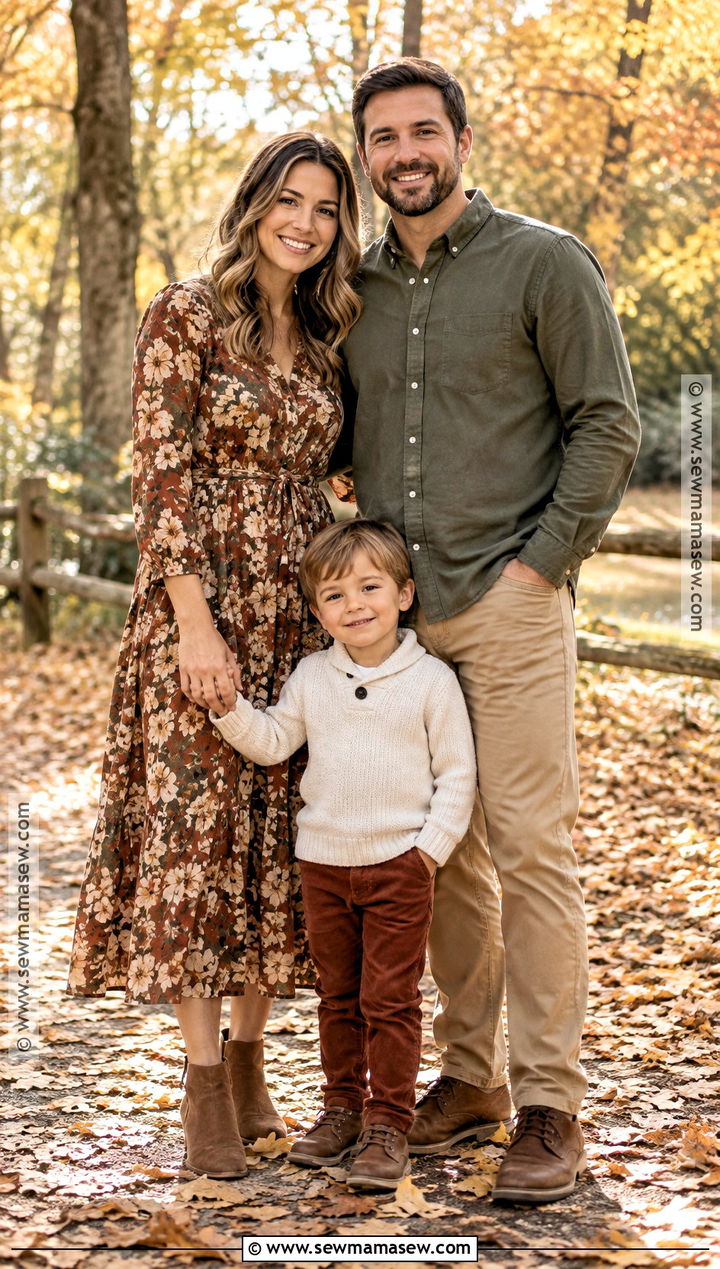 Family Of Three Fall Photo Outfits - 25 fall family photo outfits