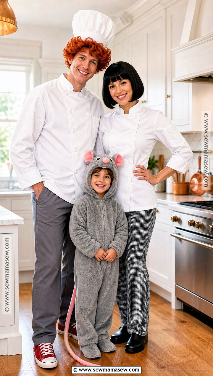 Family Of Three Ratatouille Costume - 50 ratatouille costume ideas