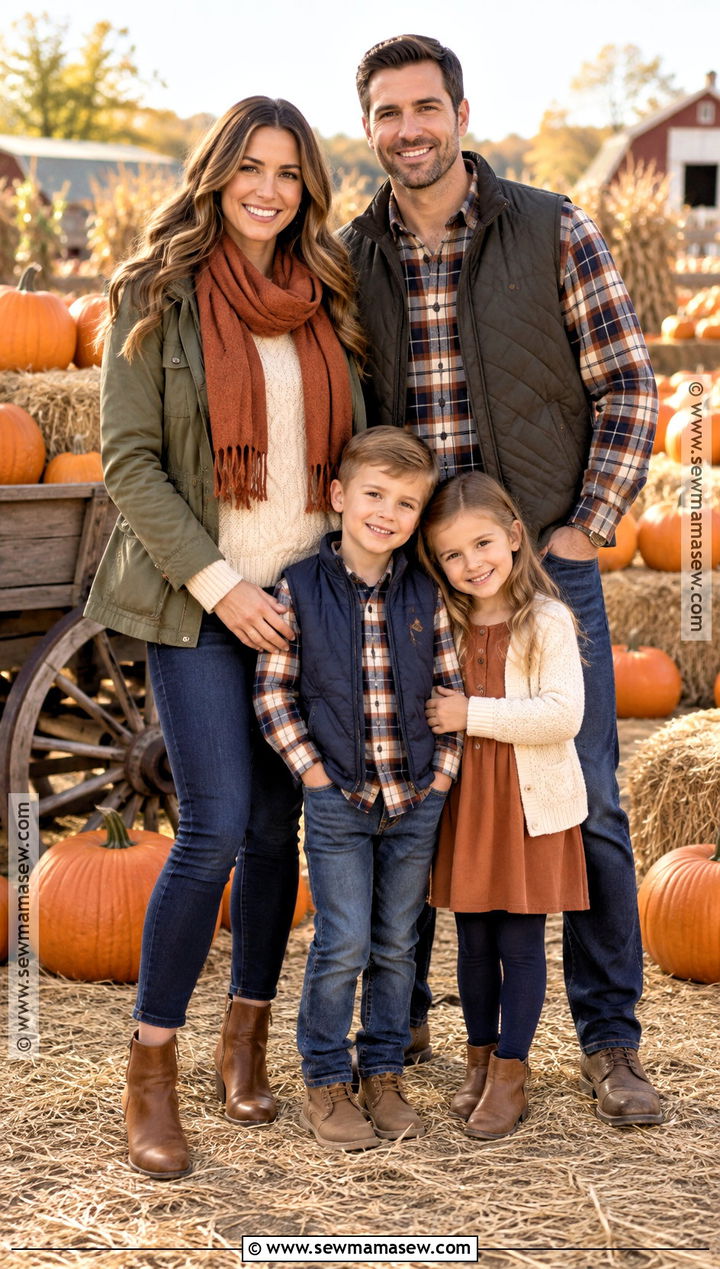 Family Photo Pumpkin Patch Outfit - 25 pumpkin patch outfits