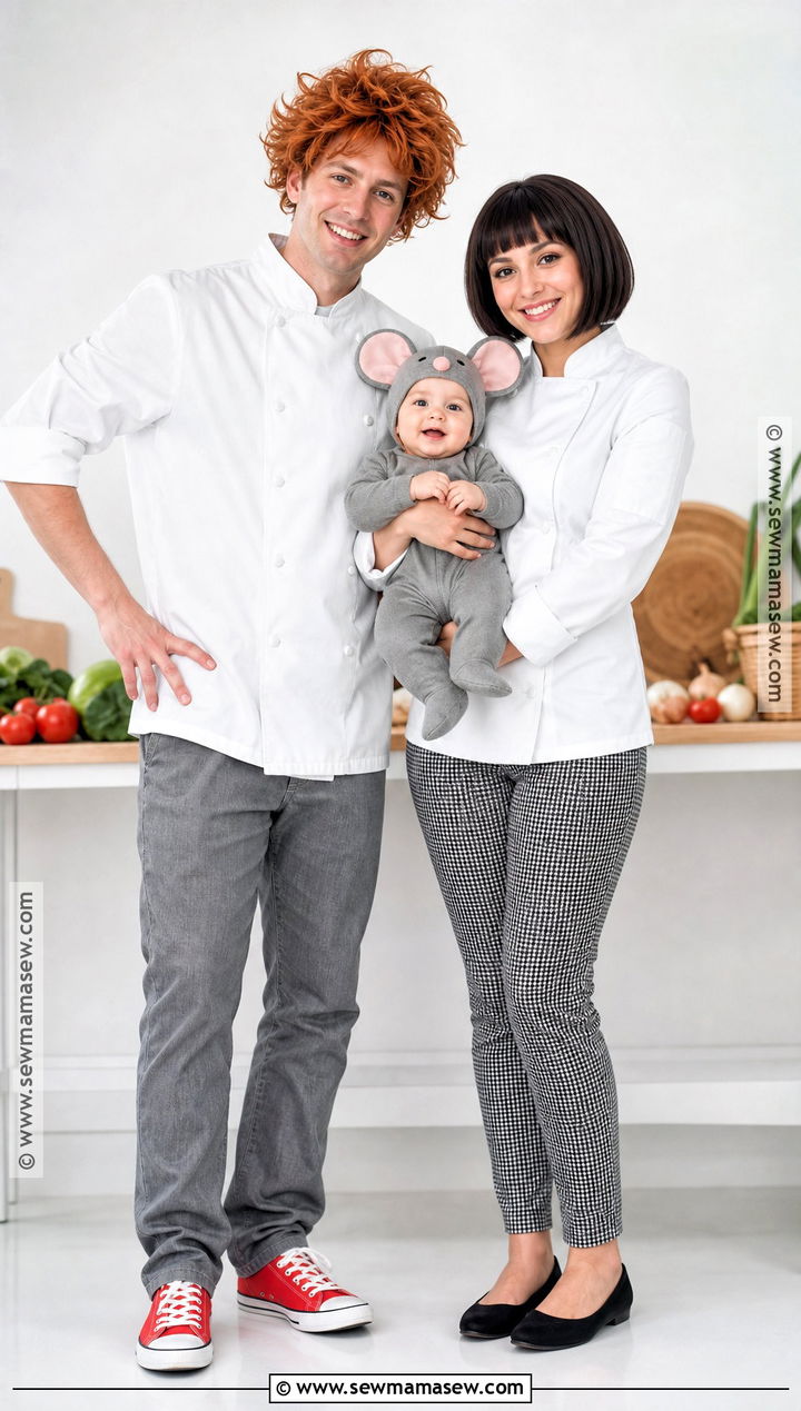 Family Ratatouille Costume With Baby Remy - 50 ratatouille costume ideas