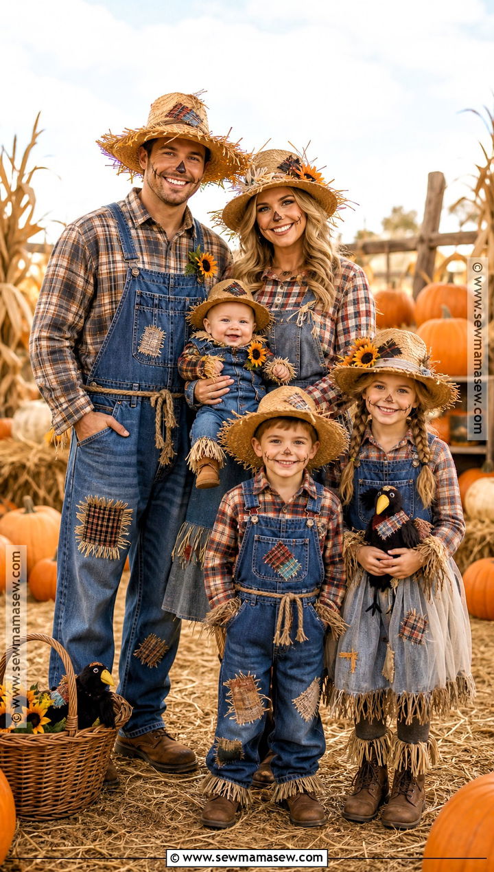 Family Scarecrow Costume - 50 scarecrow costume ideas