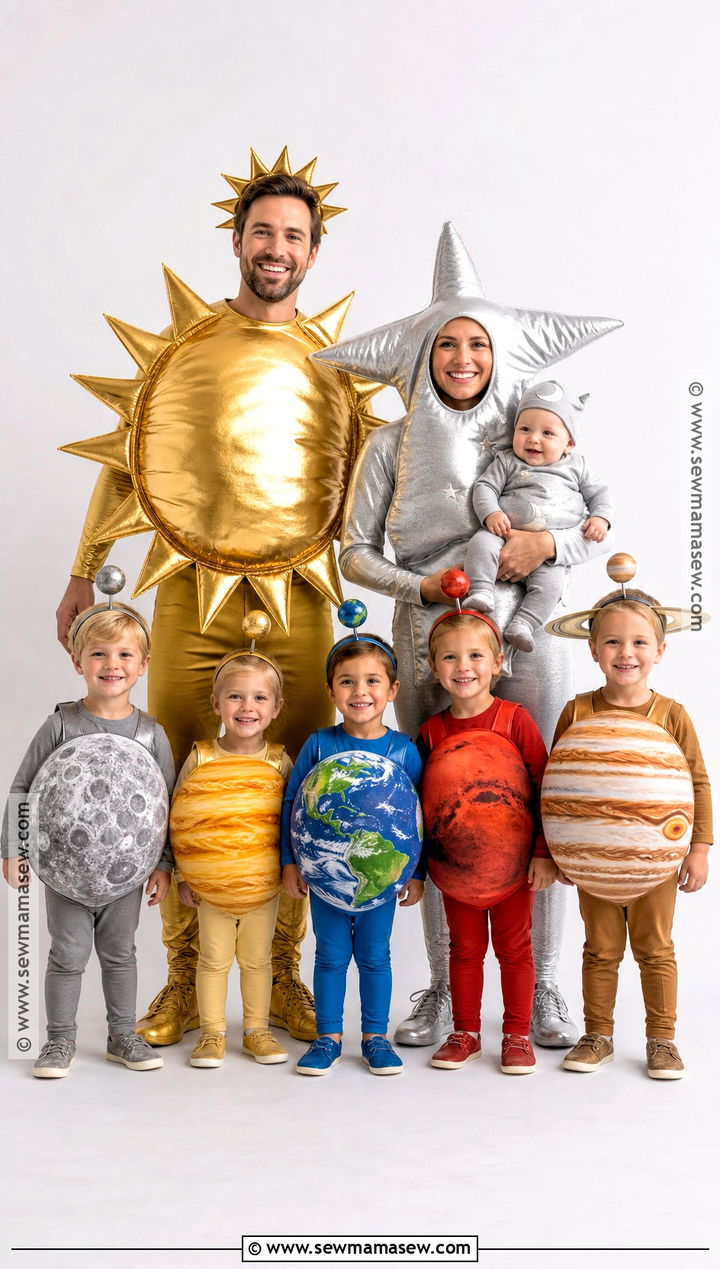 Family Solar System Star Costume - 35 star costume ideas