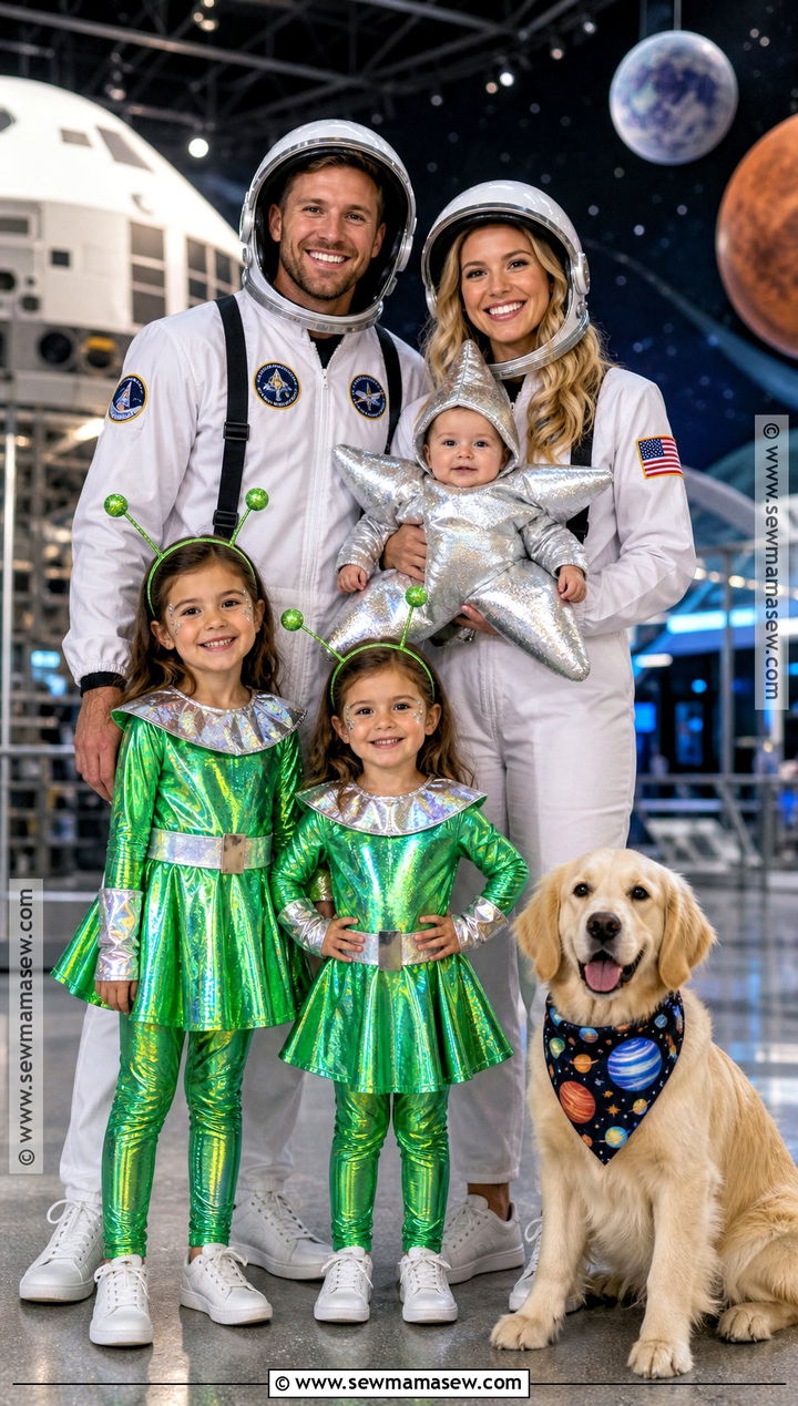 Family Space Crew Halloween Costume - 40 costumes halloween