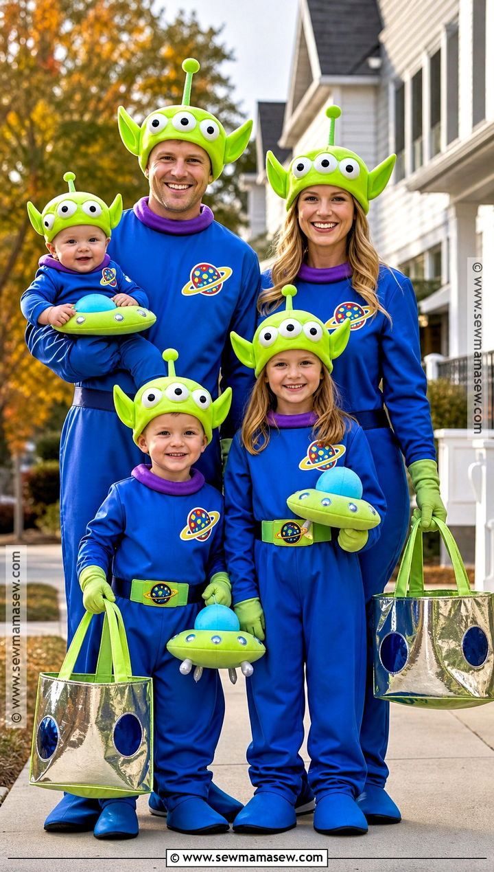 Family Toy Story Alien Costume - 30 aliens from toy story costume ideas
