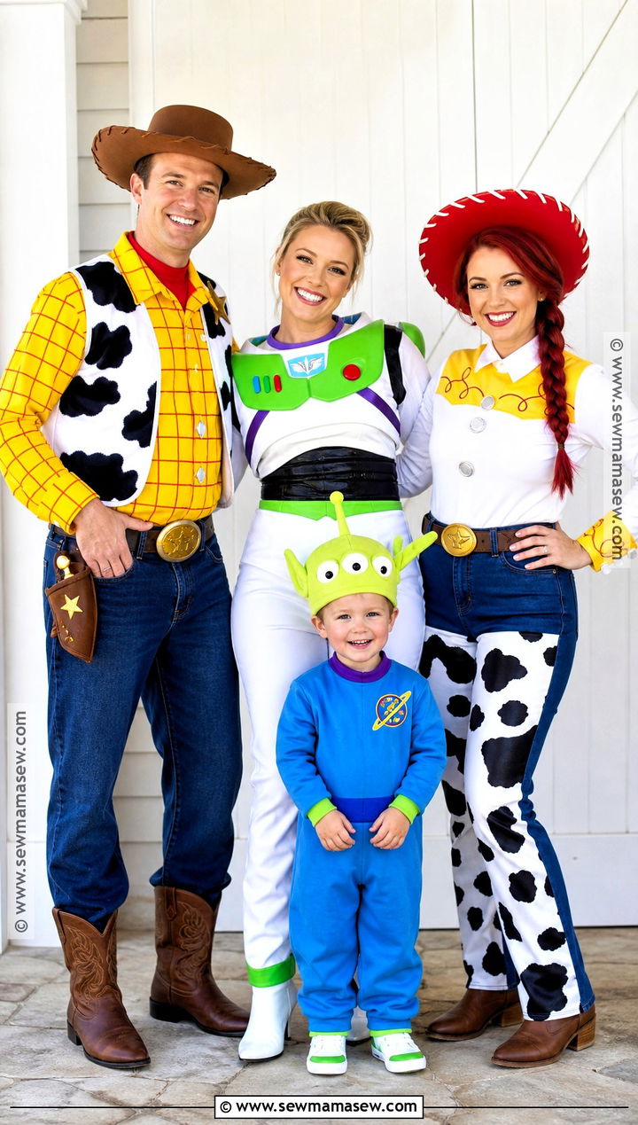 Family Toy Story Costume - 45 cool halloween costumes