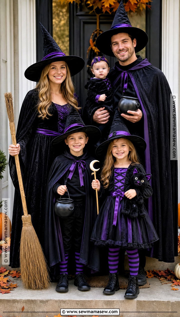 Family Witch Costume - 45 witch halloween costume ideas