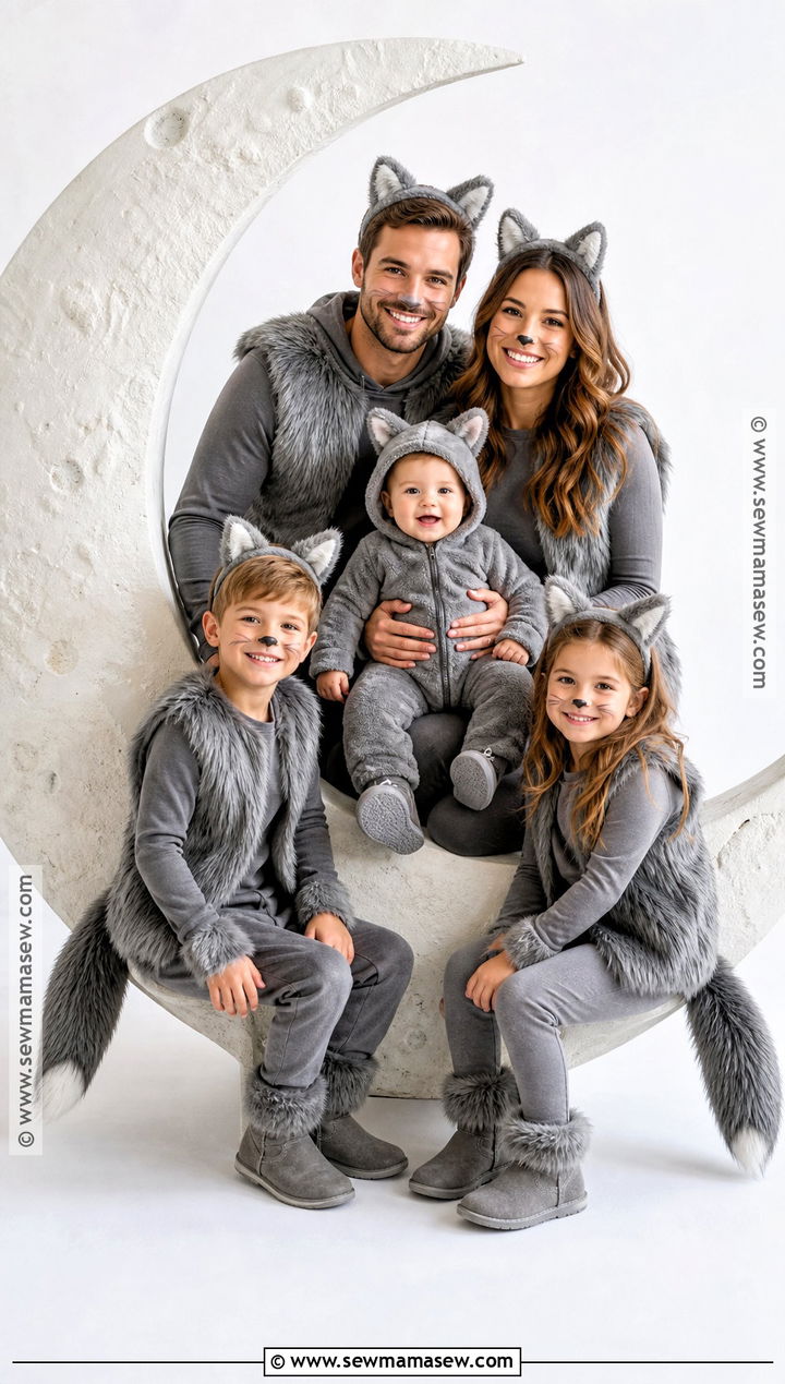 Family Wolf Costume - 40 wolf costume ideas