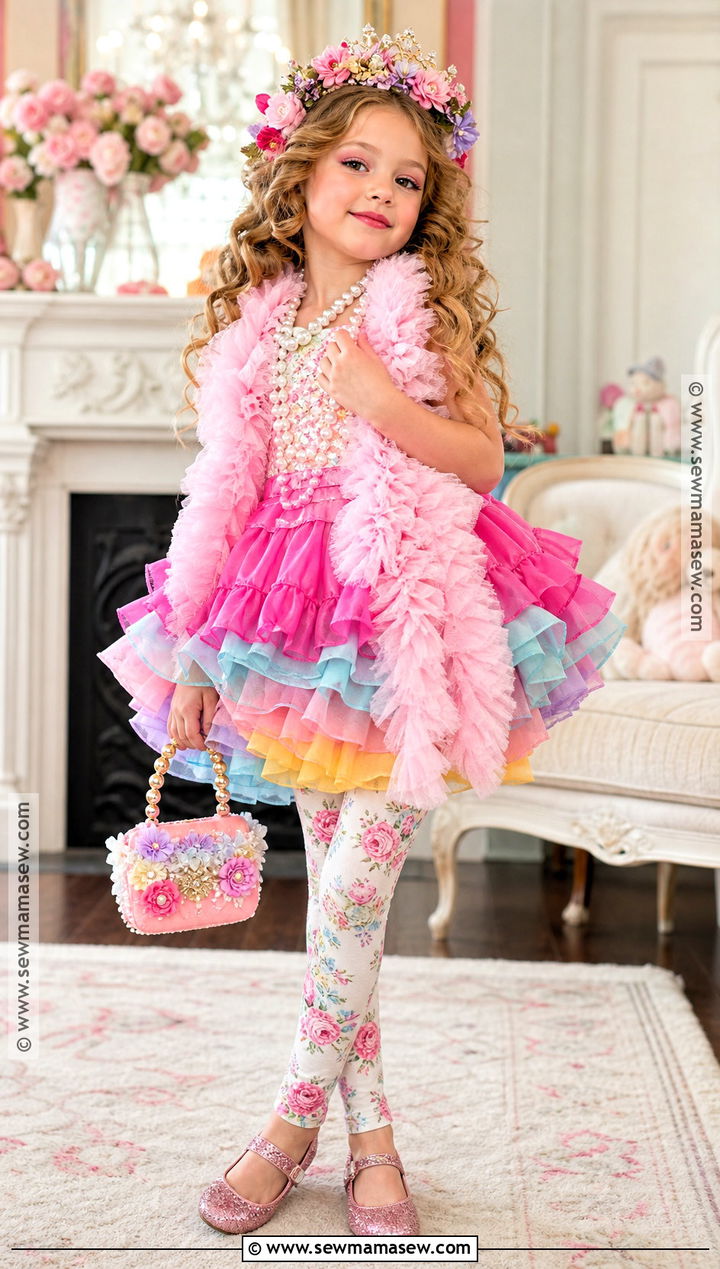 Fancy Nancy Costume With Feather Boa - 30 story book costumes