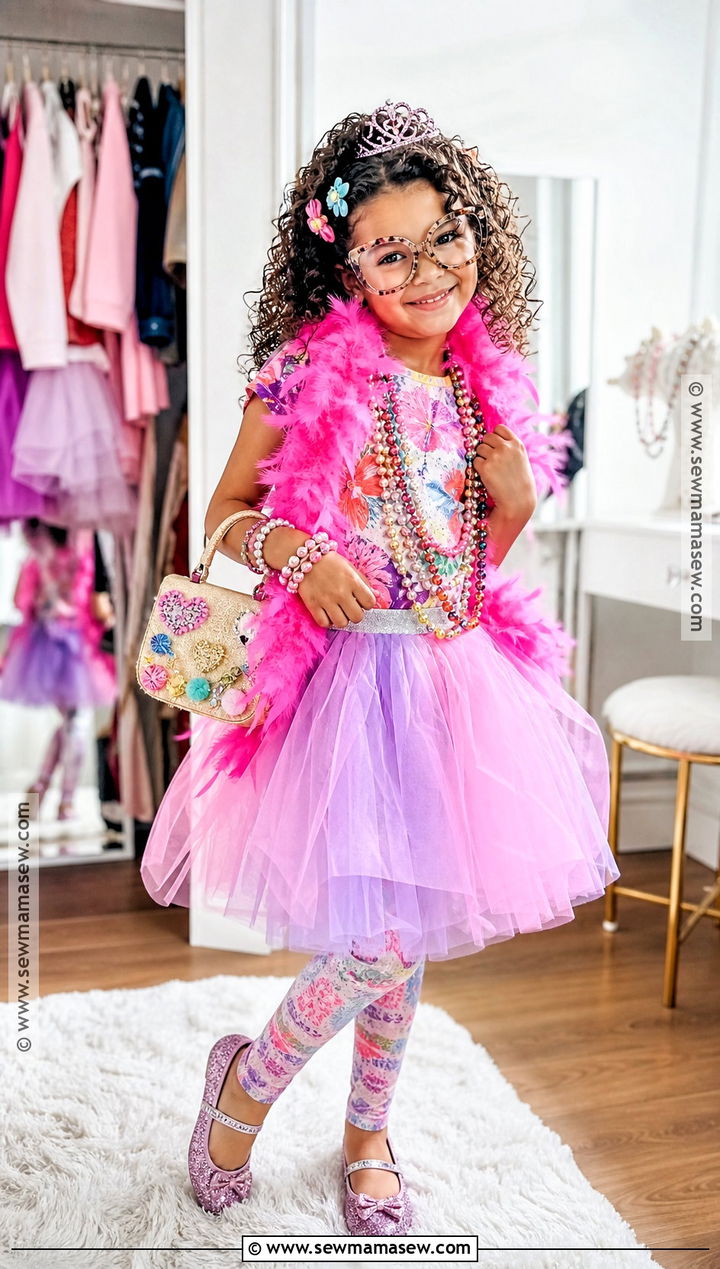 Fancy Nancy Costume With Tulle Skirt - 35 book character dress up ideas