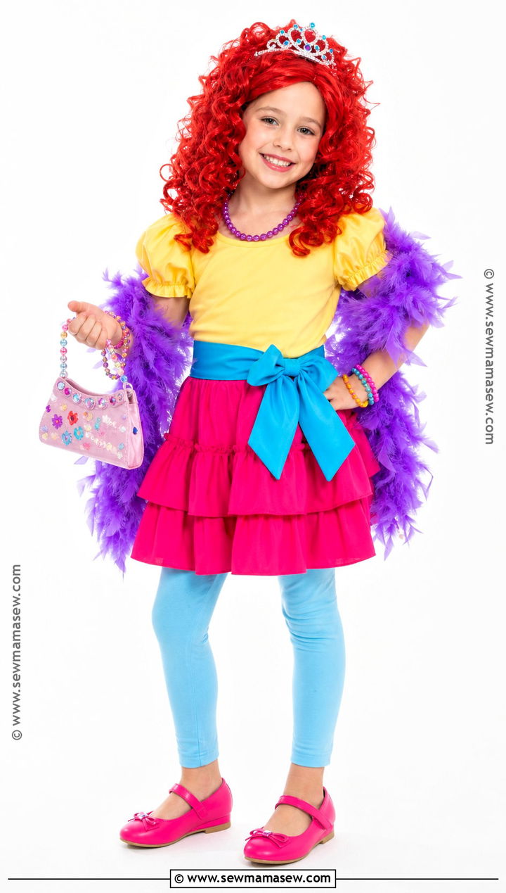 Fancy Nancy TV Costume With Yellow Top - 35 fancy nancy halloween costume ideas