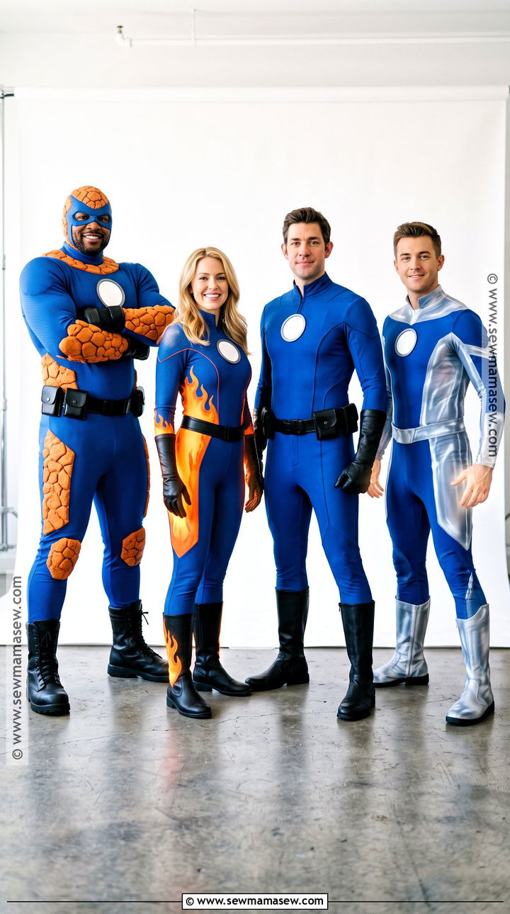 Fantastic Four Group Costume - 35 4 people costume ideas
