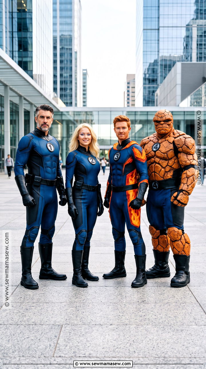 Fantastic Four Group Costume - 30 best group halloween costumes