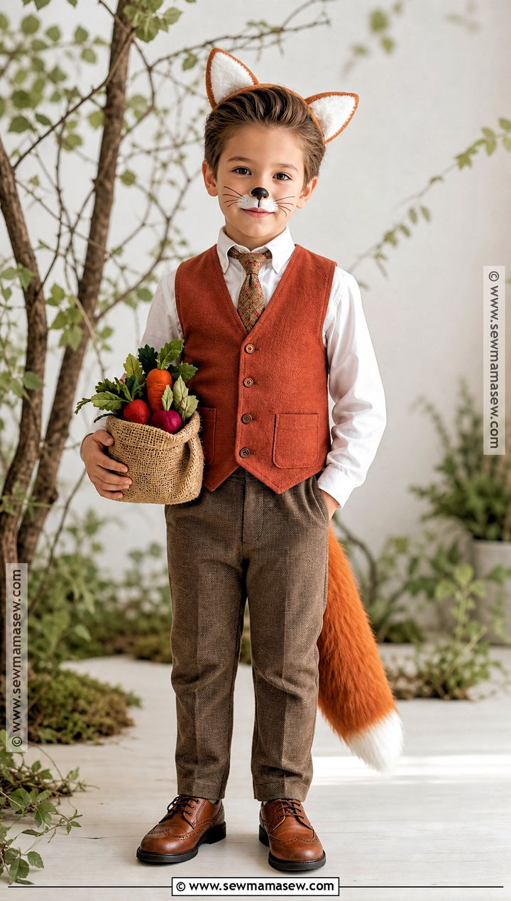 Fantastic Mr Fox Costume With Smart Suit - 45 world book day costumes
