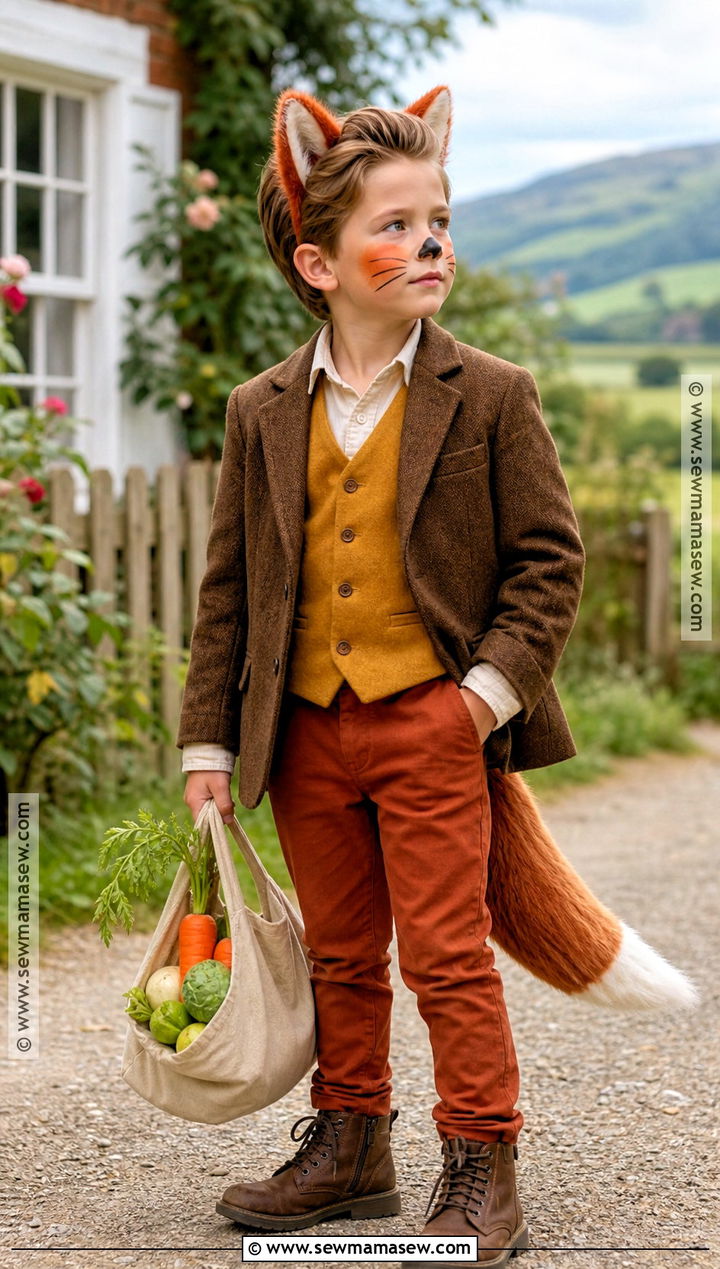 Fantastic Mr Fox Costume With Waistcoat - 30 world book day costumes for boys